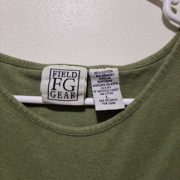 Field Gear Army Green Tank Top - Picture 2 of 3